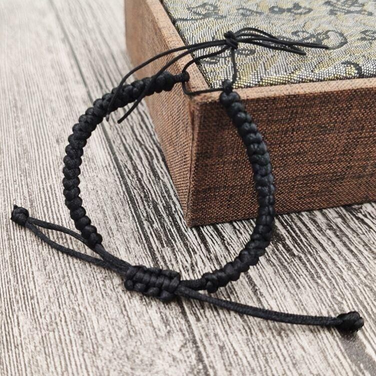 Male And Female Red Rope Couple Beads Threading DIY