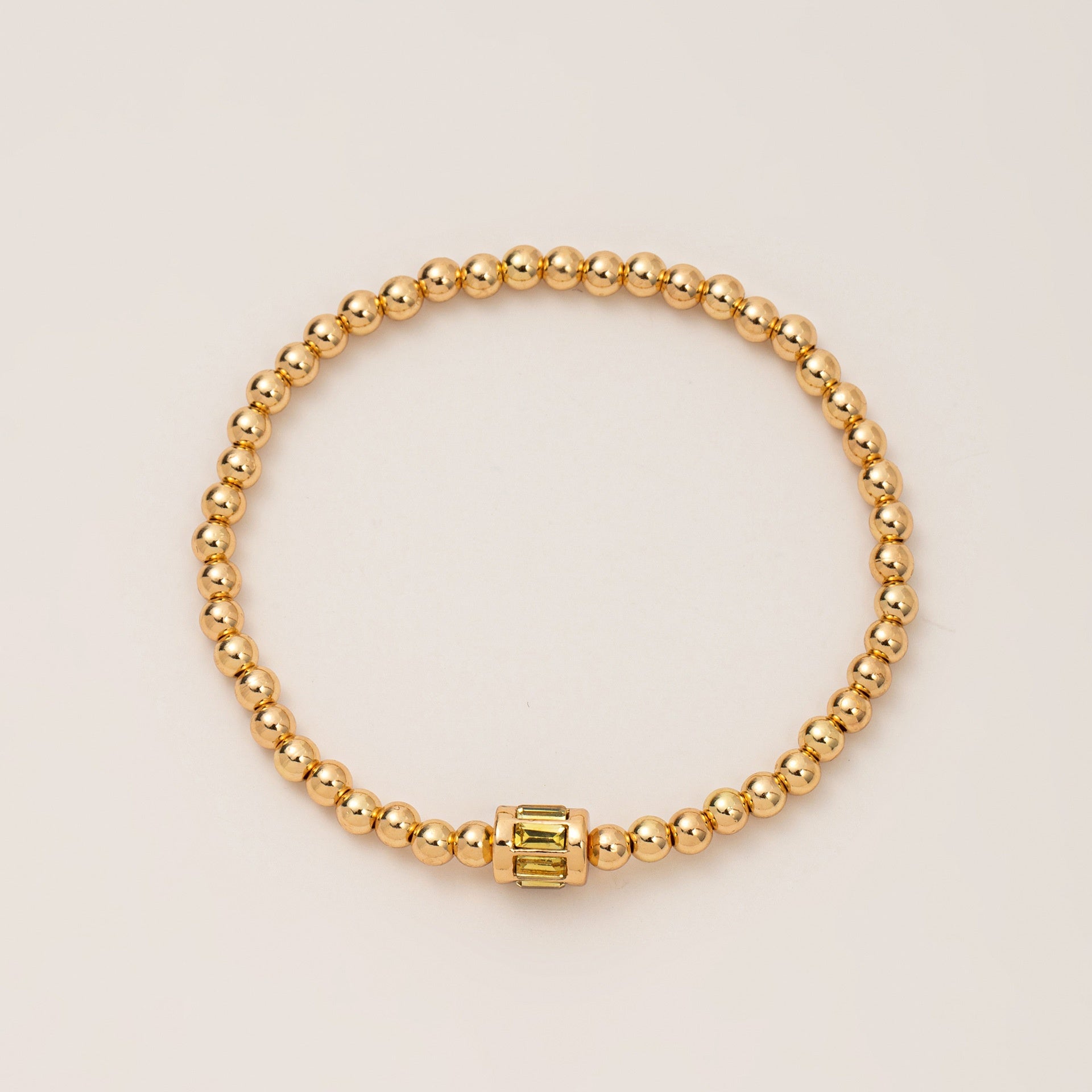 Women's Fashion Twelve Birthstone Beaded Bracelet