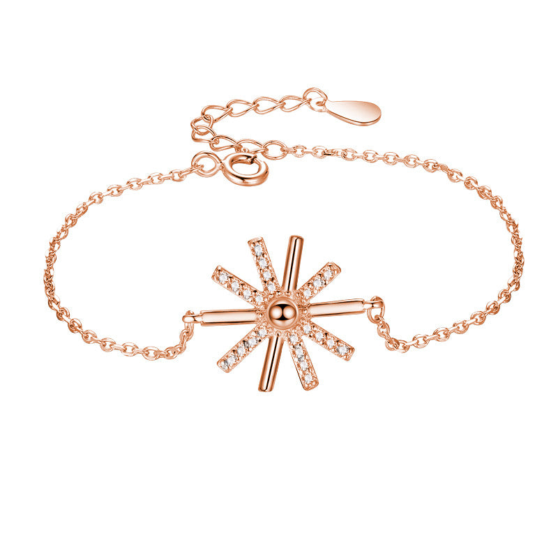 SONNENBLUMEN-Armband Retro Minorität Schneeflocke