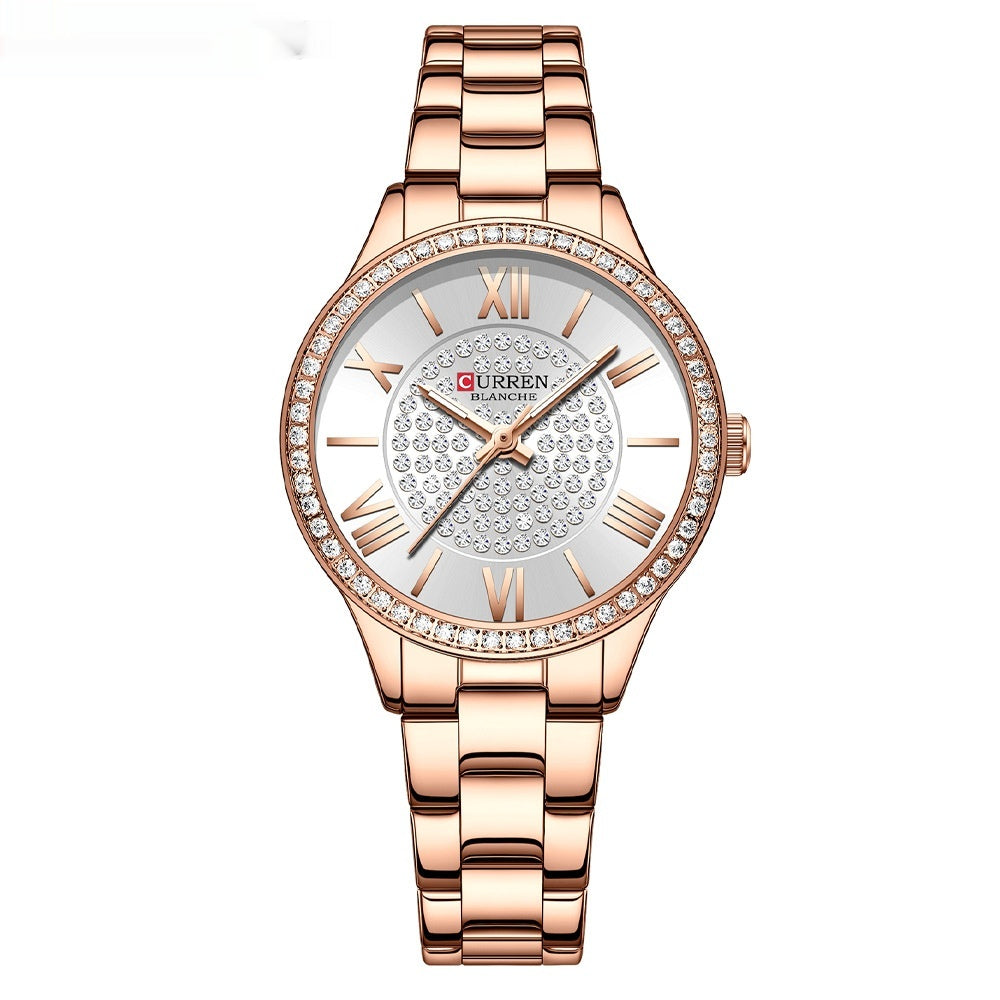 Reloj informal de cuarzo para mujer