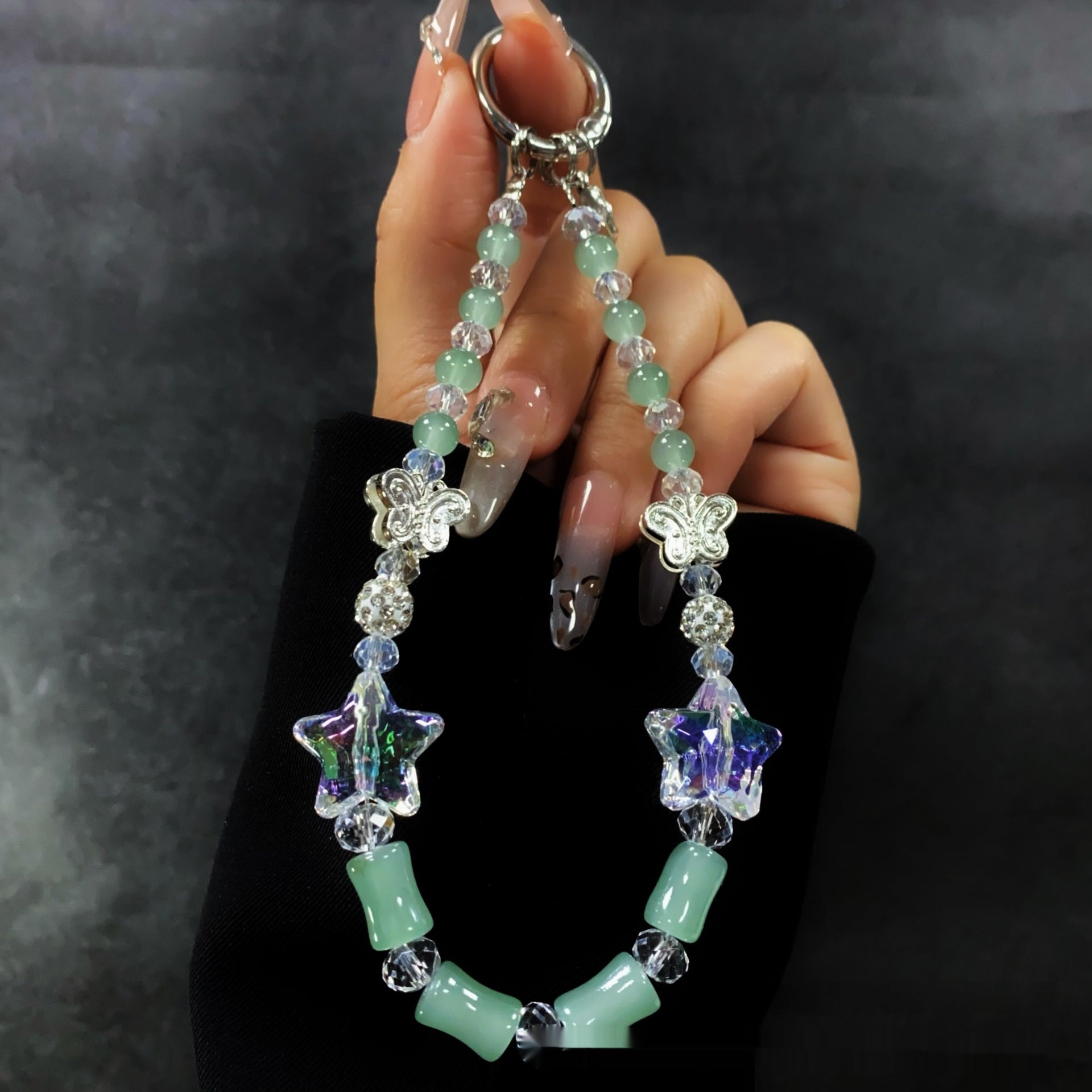 New Chinese Style Bamboo Joint XINGX Mobile Phone Lanyard Key Chain