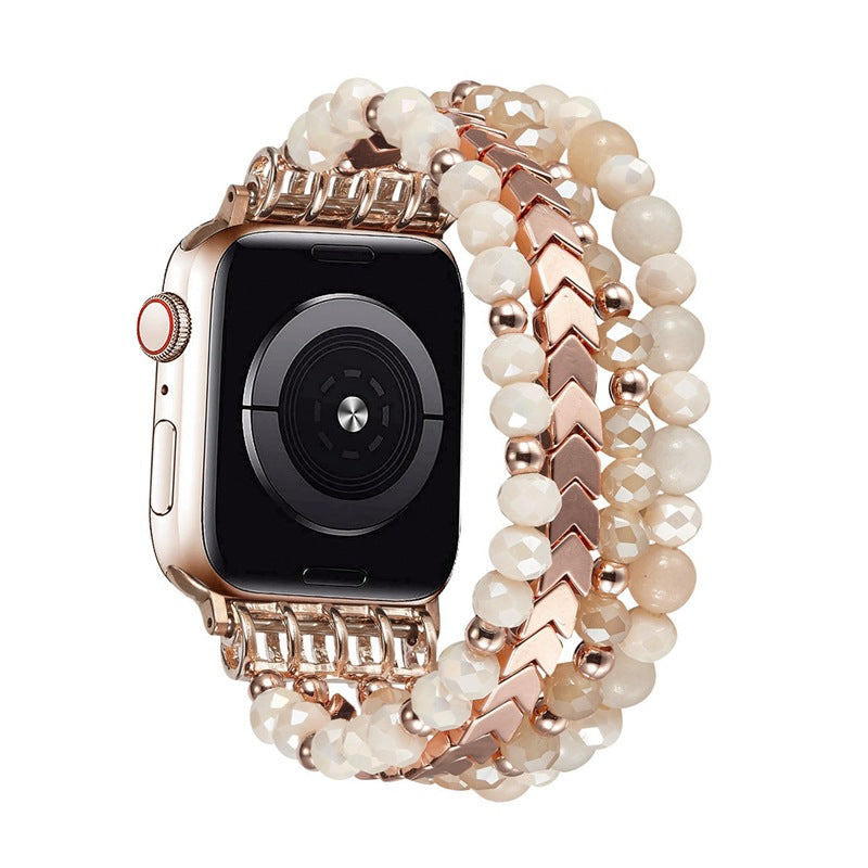 Suitable For Watch Arrow Jewelry Beaded Strap Crystal Wristband