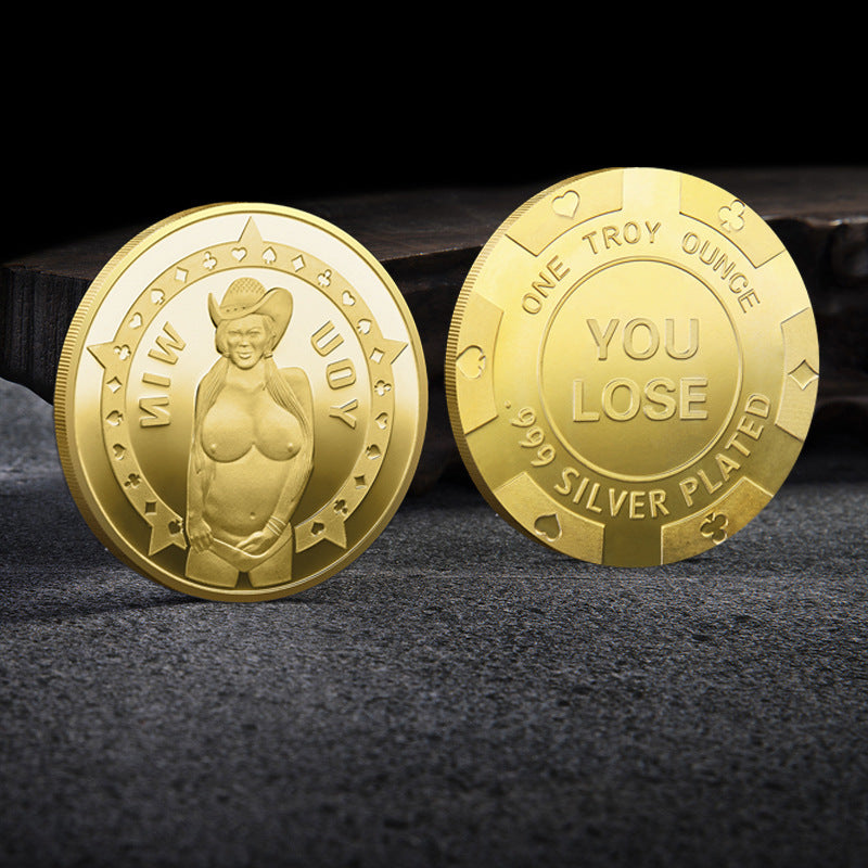 Moneda conmemorativa Chicas con suerte se arriesgan