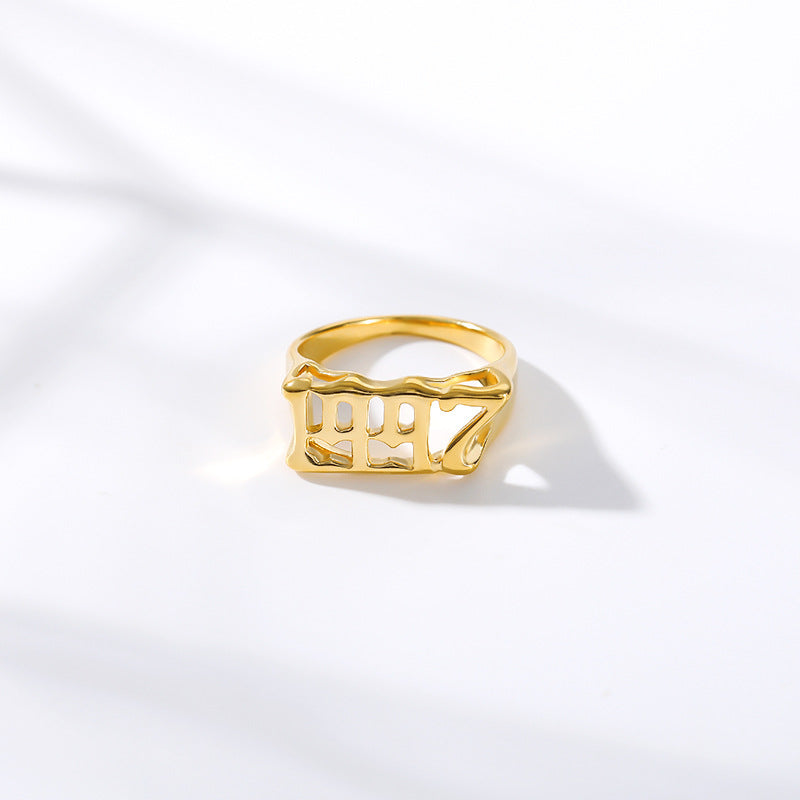 Digitaler antiker Ring Schmuck für Damen und Herren