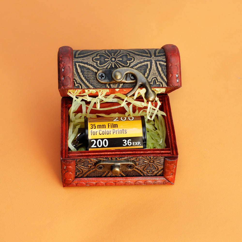 Custom Keychain Creative Memory Time Film Pendant DIY Gift Key Ring