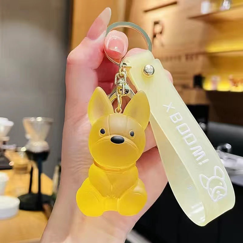 Colgante de llavero de coche con diseño creativo de dibujos animados