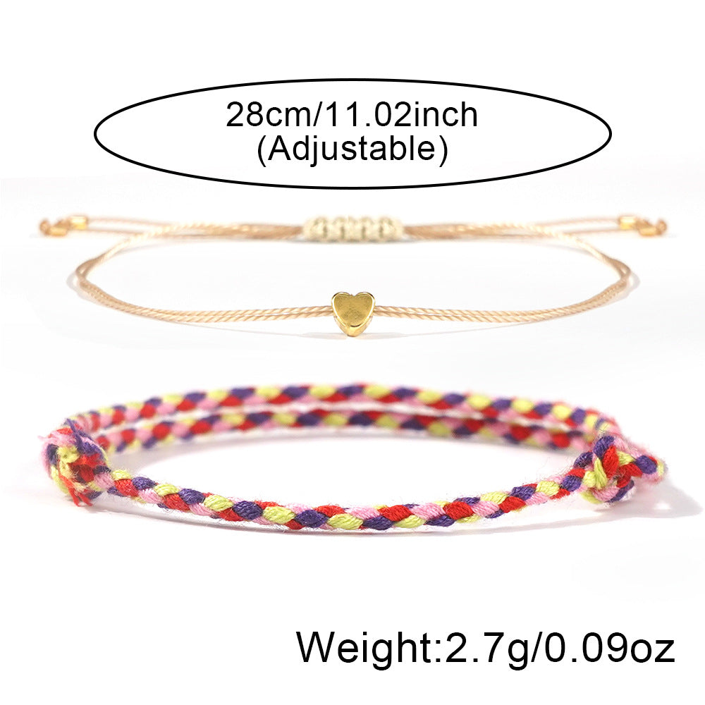 Bracelet Fashion Suit Cotton String Woven
