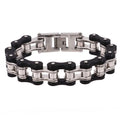 Simple Men's Titanium Steel Bicycle Bracelet