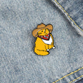 Dibujos Animados Esmalte Mochila Cuello Lindo Gato Broche