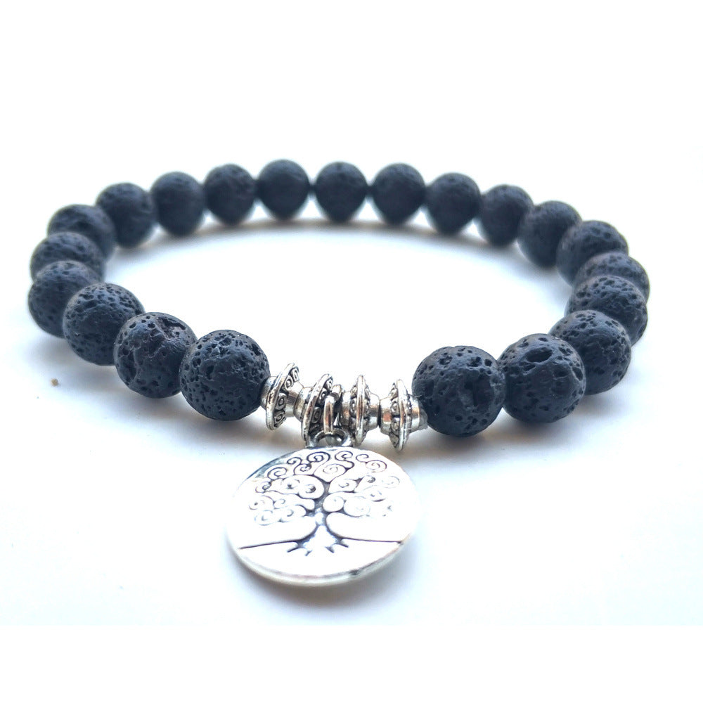 Lucky Tree OM Letter Pendant UFO Spacer