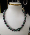 Collar de aleación de cobre Perla de Cristal--Solo recogida personal