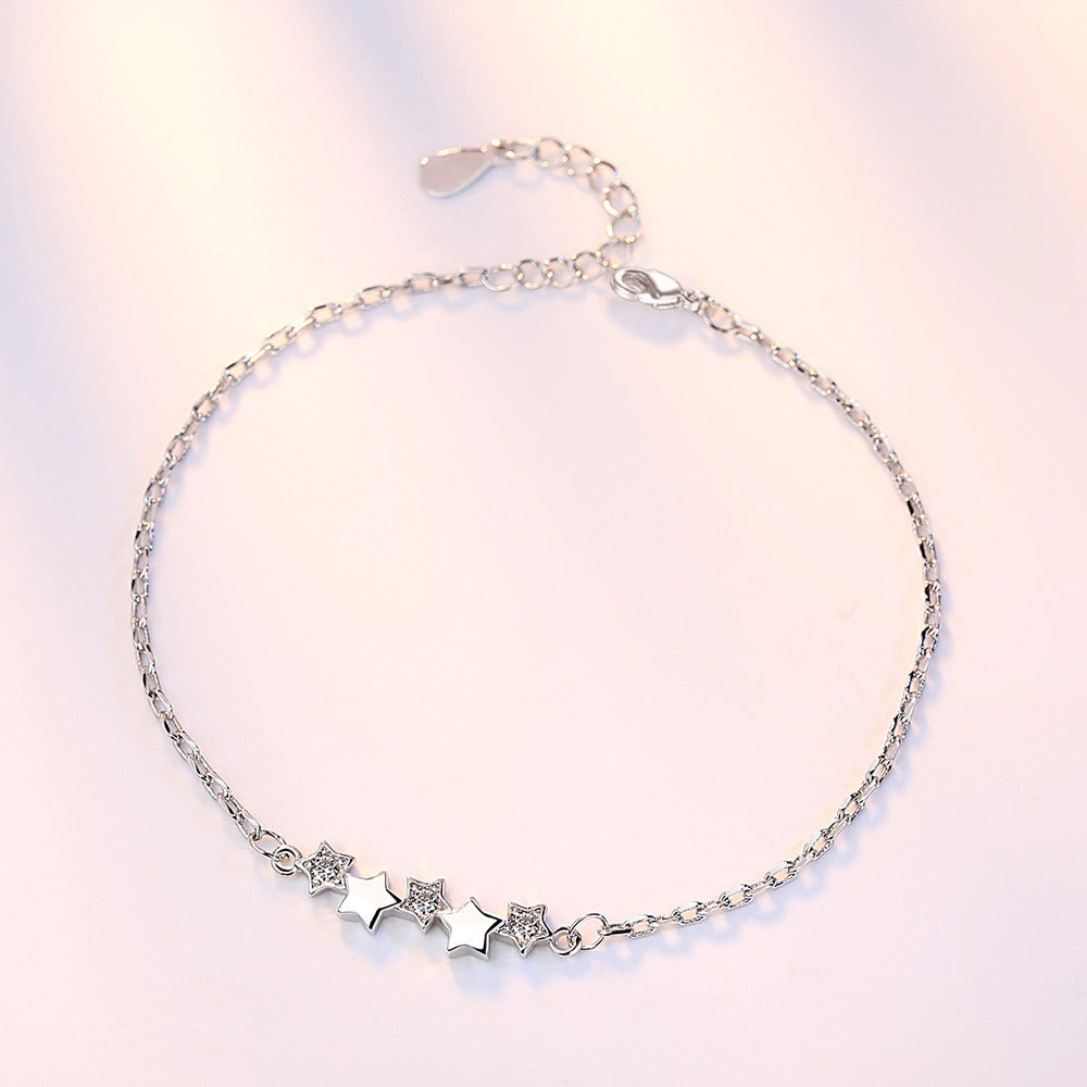 Simple Fashion Zircon Crystal Bracelet For Women