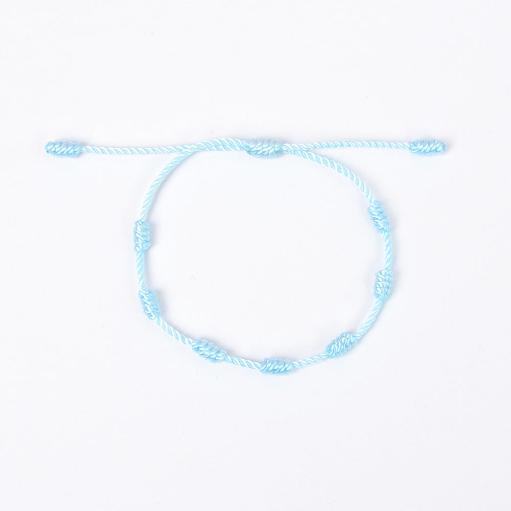 Seven Knot Woven Carrying Strap Peru Knot Handmade