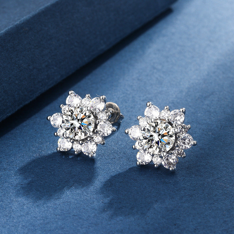 SONNENBLUME Halskette Set Mikro-besetzt Vollbesetzt Diamant
