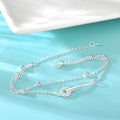 Doppellagiges Twin Ring Armband für Damen
