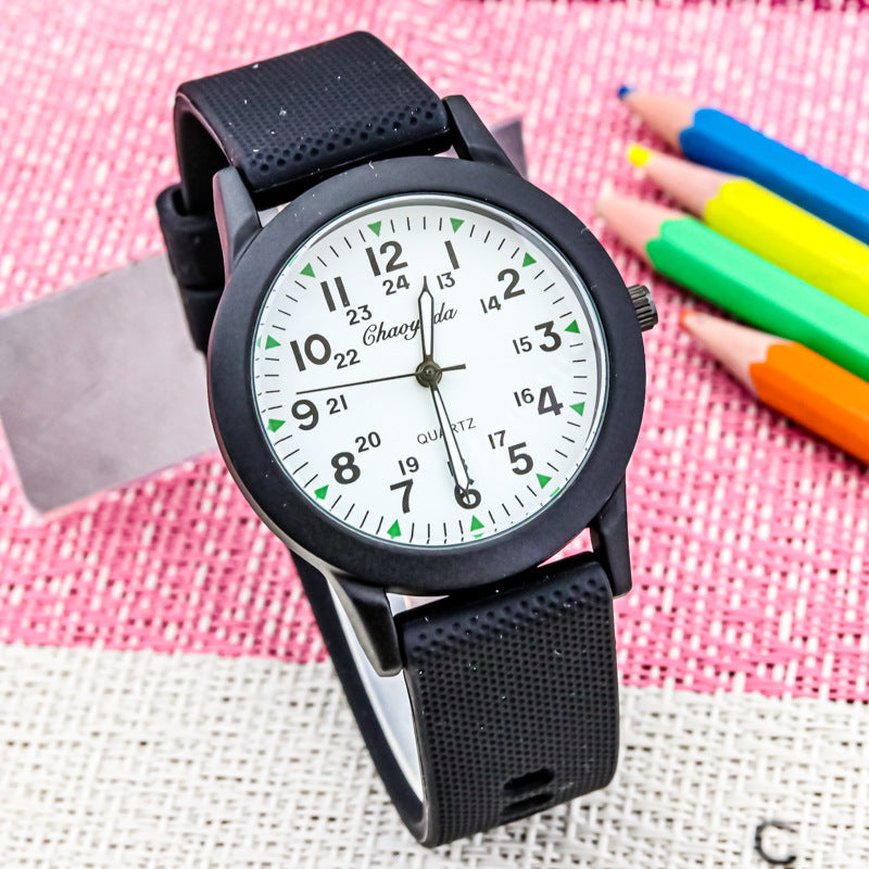 Reloj electrónico digital transparente impermeable de aguja luminosa
