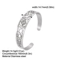 Witch Knot Hohlornament Armband aus 304er Edelstahl