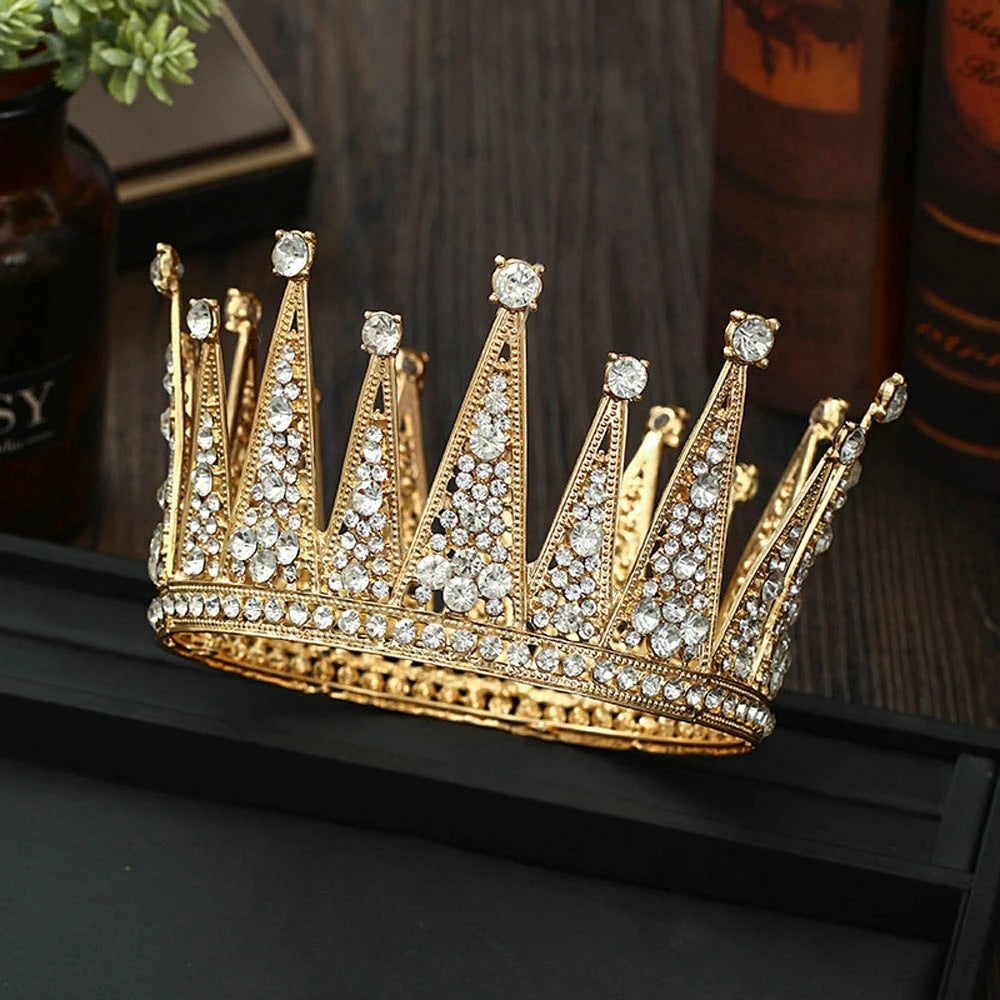 Braut-Haarschmuck aus Legierung mit hohler Diamantkrone