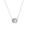 Ins Style Color Cube Sugar Zirconium Clavicle Chain