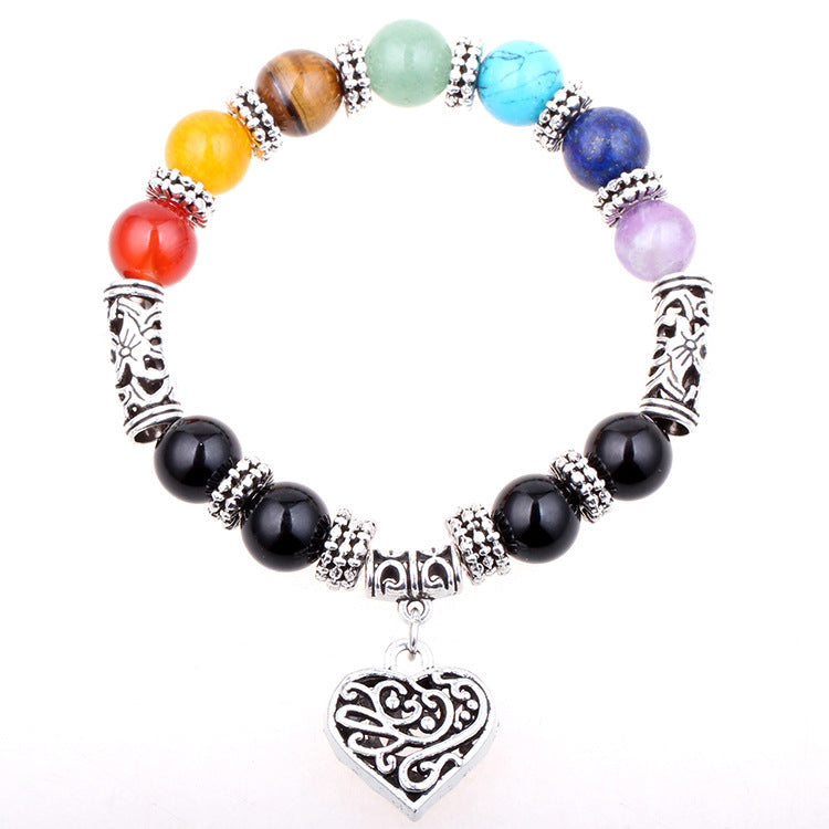 Pulsera Energética de Yoga de Siete Chakras