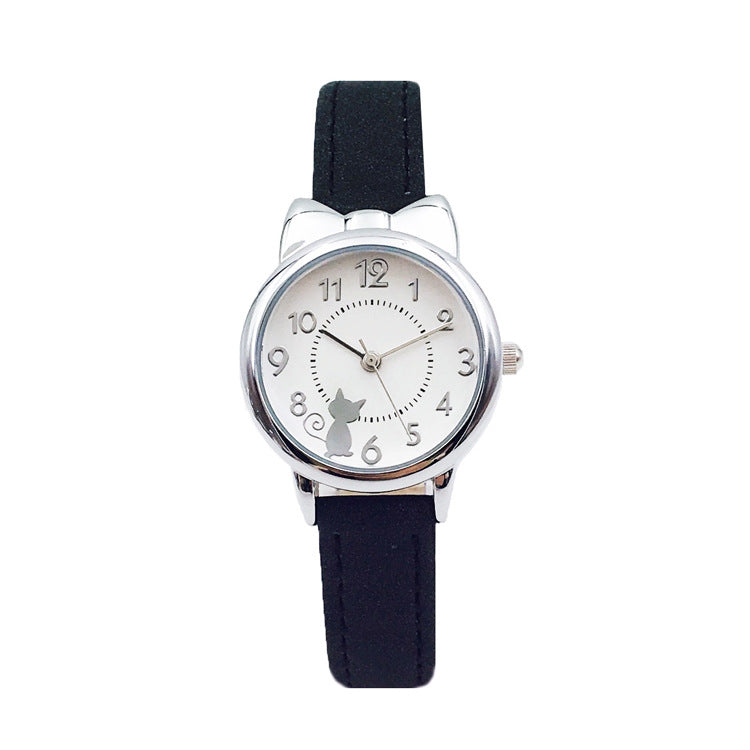 Reloj de pulsera para niñas, cuarzo, resistente al agua