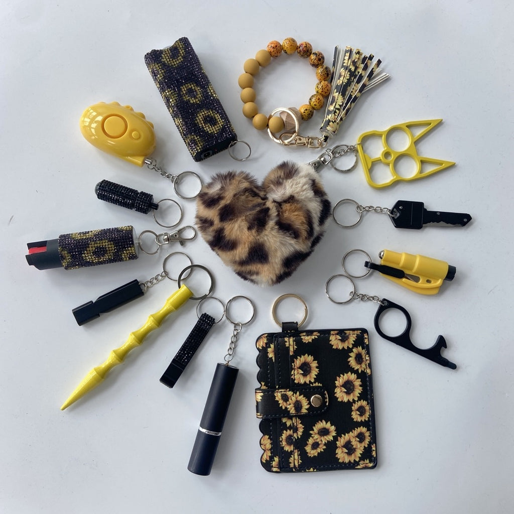 Set de llavero de alarma con defensa personal Finger Tiger