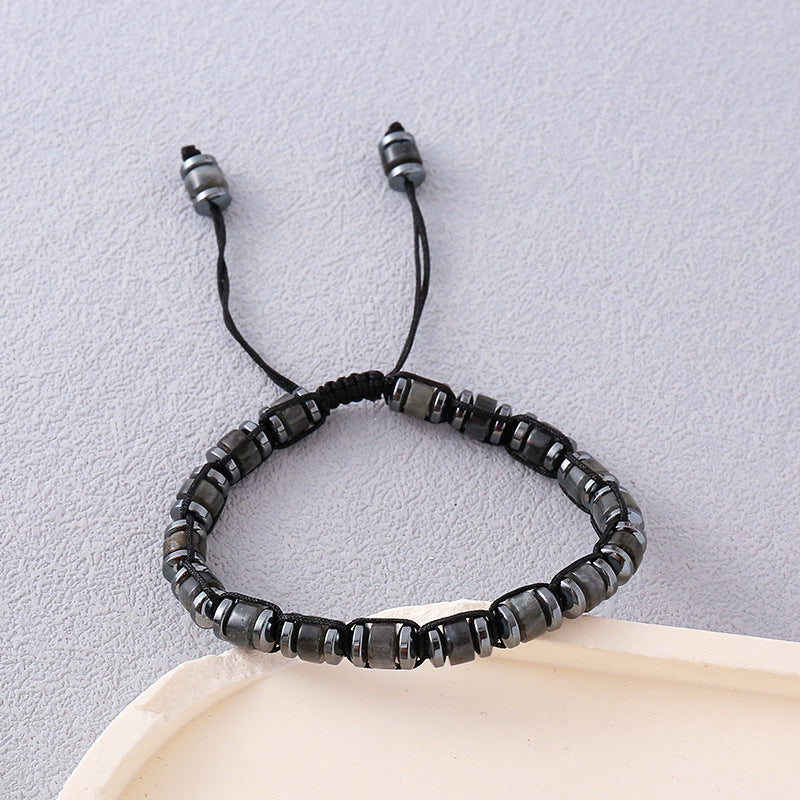 Men's Universal Ornament New Hand-woven Apatite Bracelet