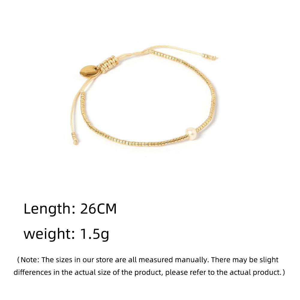Fashion Tiny Gold Pearl Bracelet