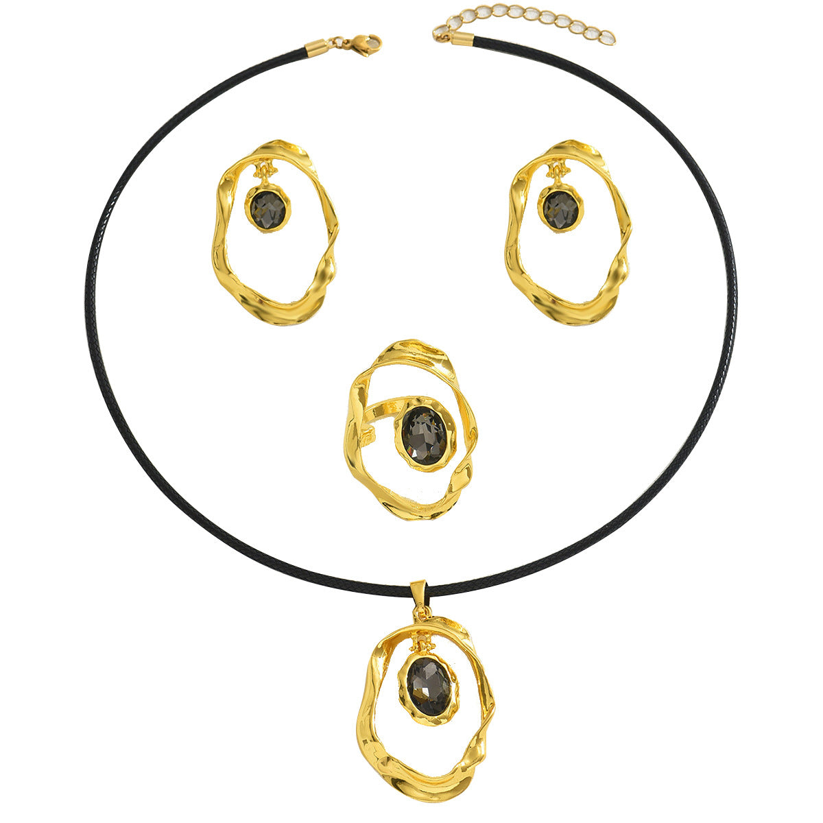 Mode Damenschmuck Set Geometrisch Irregulär