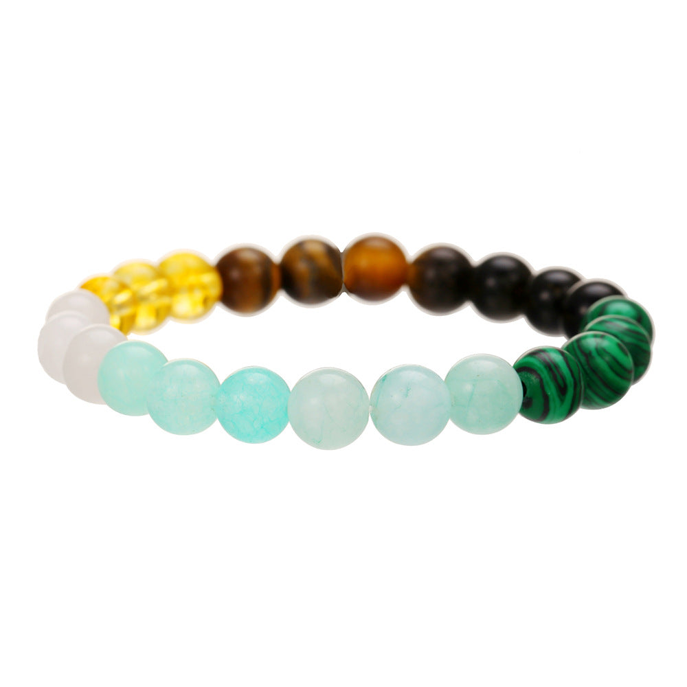 Modisches Armband aus Naturstein mit gelbem Tigerauge