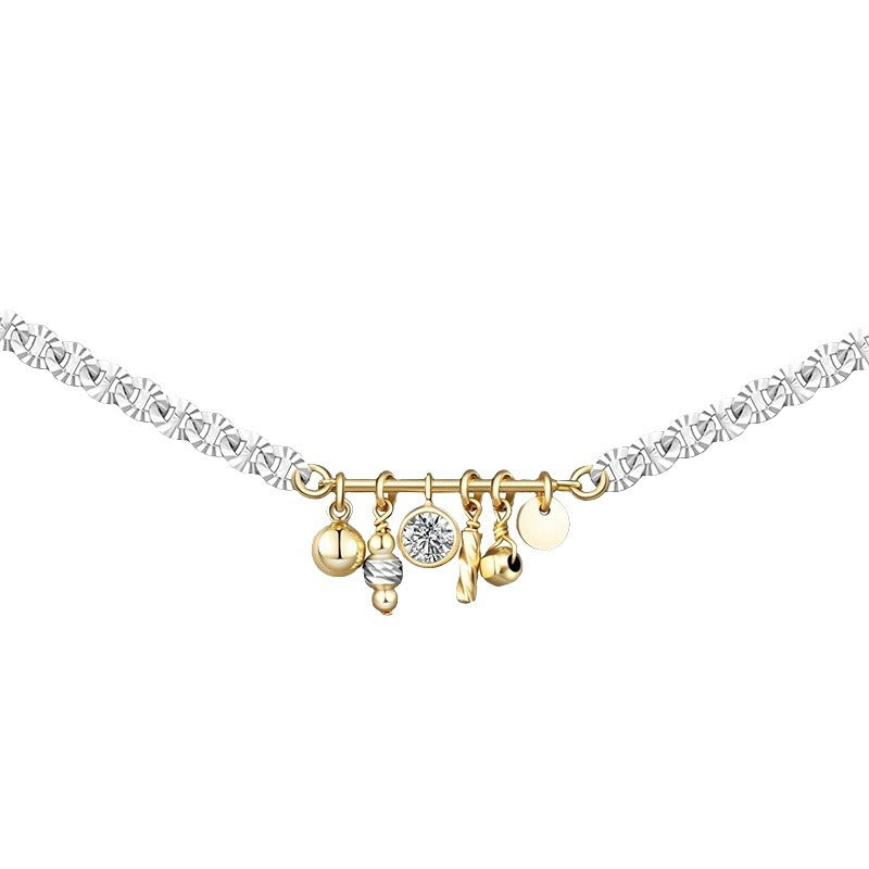 Linlang Pendant Lace S925 Silver Bracelet Simple Twin