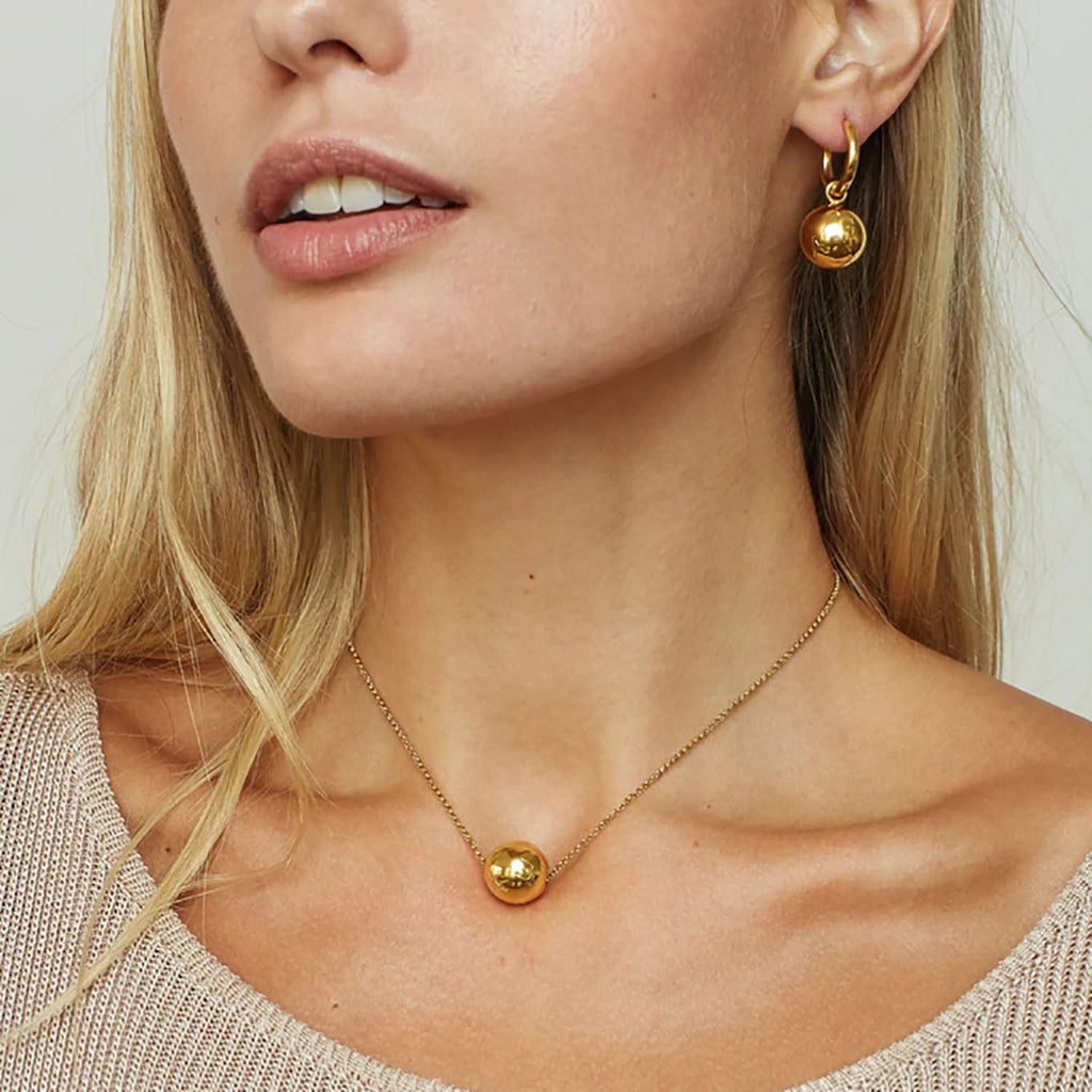 Ausziehbare 18K Gold Edelstahlkette für Damen