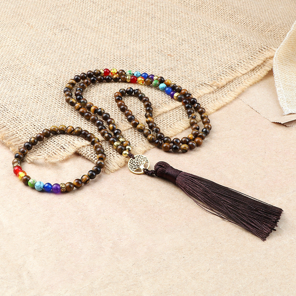 Ethnic Style Colorful Alloy Loose Beads Bracelet