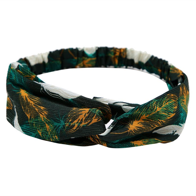 Women's Polka Dot Printed Bohemian Sweet Simple Hair Band
