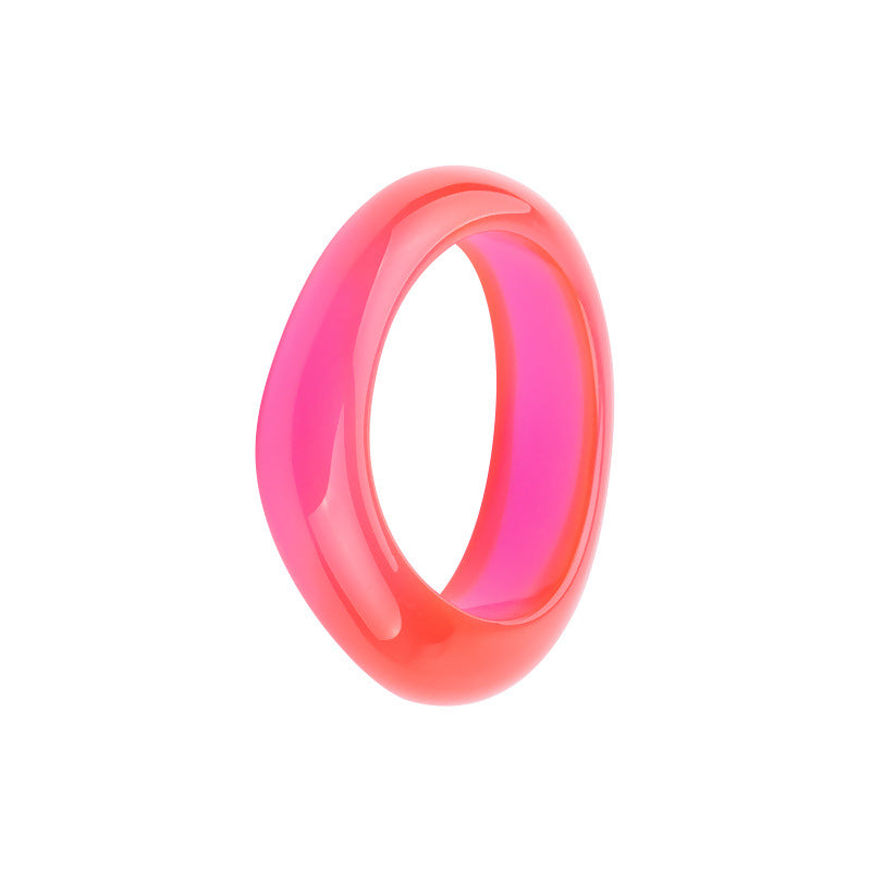 Women's Handmade Resin Bracelet Multicolor