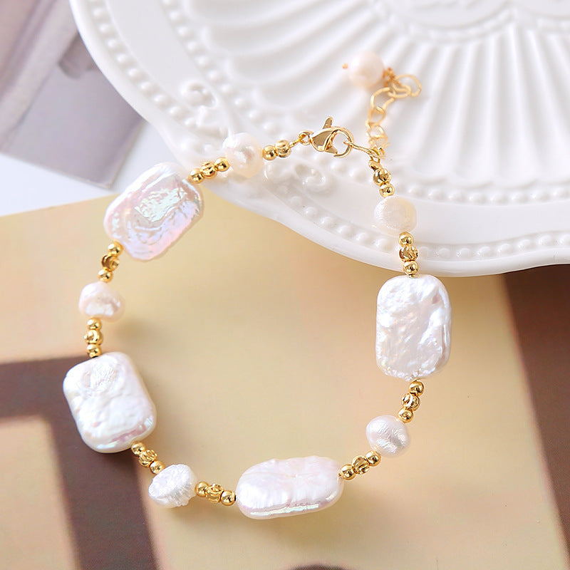 Vintage Natural Pearl Bracelet Bracelet Women's Accessories
