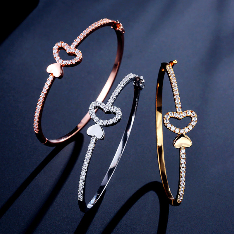 Paar Armbänder für Männer und Frauen, herzförmig