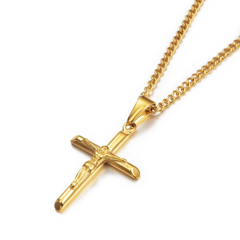 Kreuz-Halskette für Herren und Damen