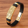 Skorpion Armband Leder Geflochtenes Armband Herren