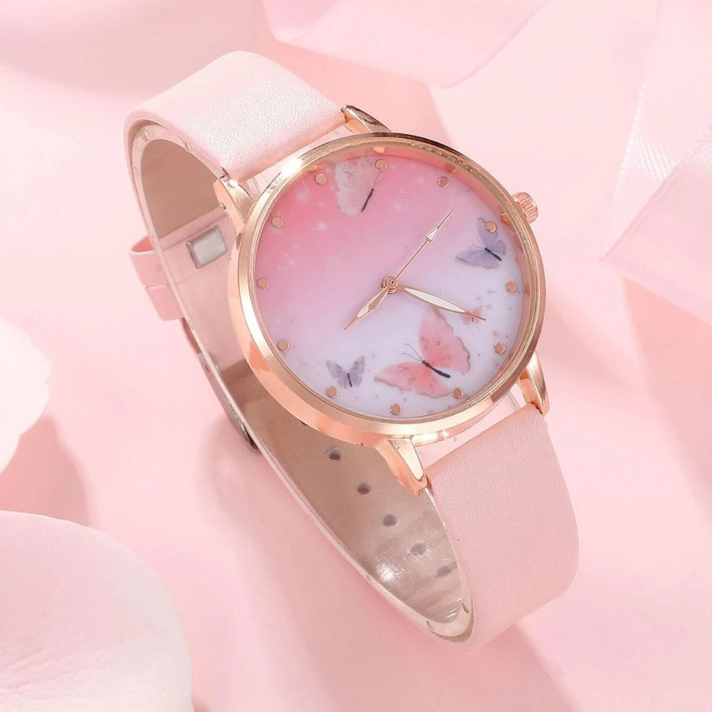 Damen Niedliche Modeuhren-Armband-Set