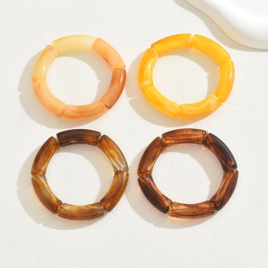 Resin Acrylic Multi-layer Design Bracelet