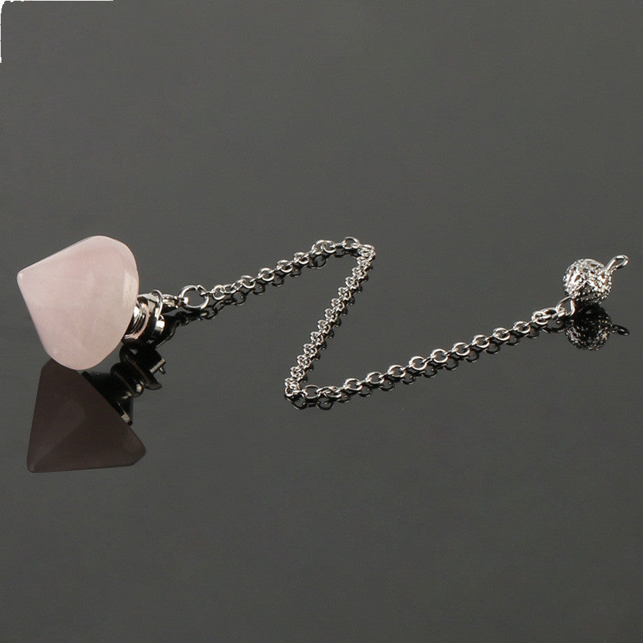 Obsidian-Accessoires Natürliches Kristallpendel