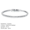 Tennis-Armband Damen Zirkon Voll-Diamant Armband
