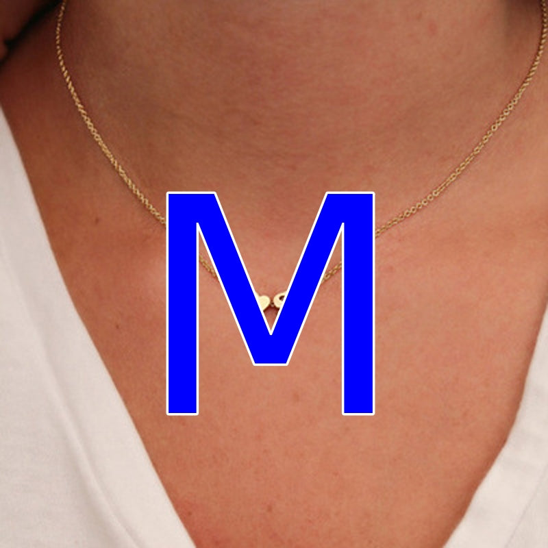 Fashion Exquisite Initial Gold And Silver Clavicle Chain