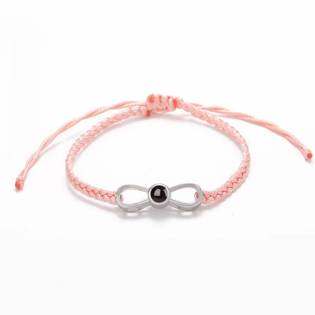 Korean Version Bow Weaving Projection Bracelet