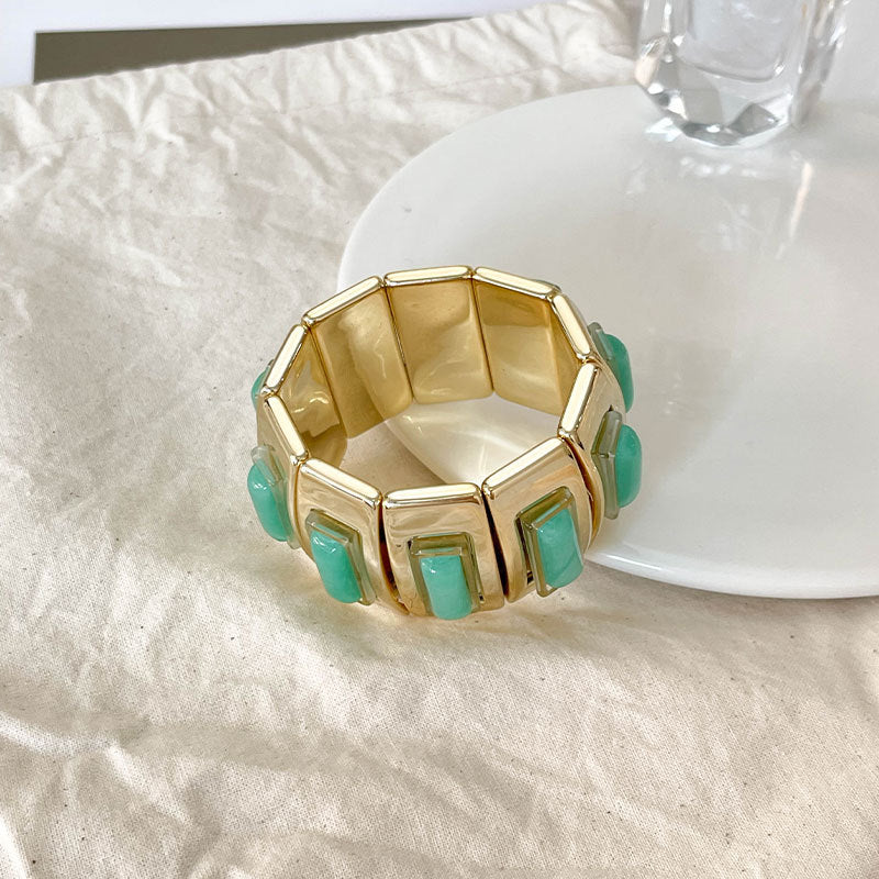 Fashion Alloy Gold-plated Candy Resin Jewelry