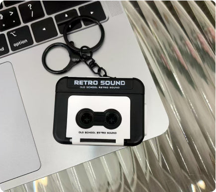 Recording Recorder Pendant Mini Keychain