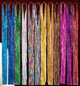 Extensión de oropel brillante para el cabello