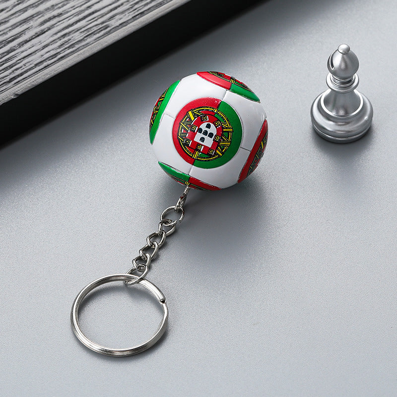 Suministros Pequeños Regalos Llavero Bandera Nacional de Wan