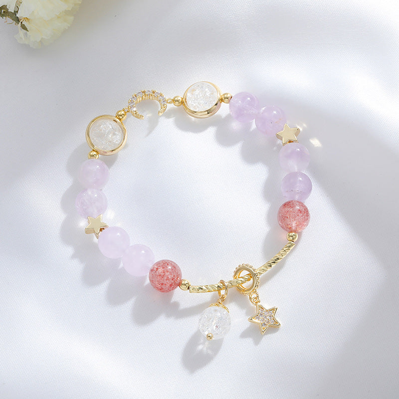 Lavendel Amethyst Armbänder für Frauen